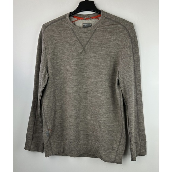 Icebreaker Merino Wool Sweater Mens Large Crewneck Long Sleeve Lightweight *Flaw - Picture 3 of 14